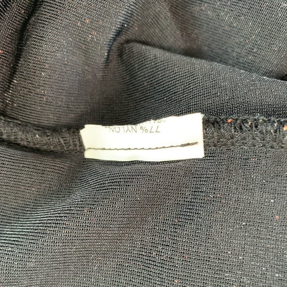 Helene Blake Black Gold Metallic Sparkly Top Size 2X - Picture 6 of 17